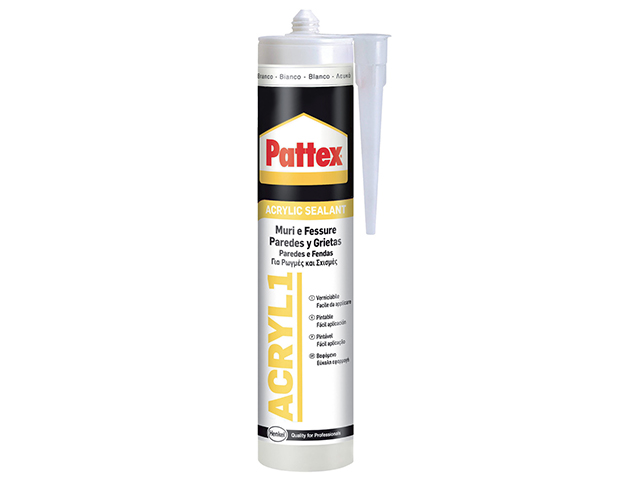 PATTEX SILICONE ACRILICO ACRIL-ONE BIANCO ML300
