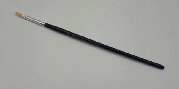 PENNELLO ASTUCCINO PIATTO N°4 S/577 NERO ETERNA