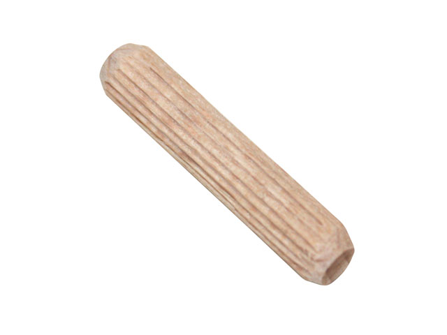 Perno in legno zigrinato per mobili. mm6x30 CONFEZIONE DA 35PZ