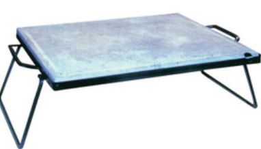 PIETRA OLLARE CON TELAIO E GAMBE PIEGHEVOLI 40X30CM