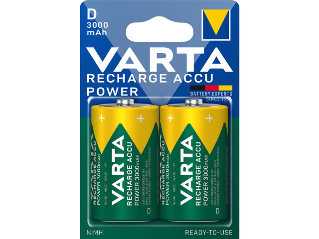 PILA VARTA RICARICABILE TORCIA R2U 2D VARTA