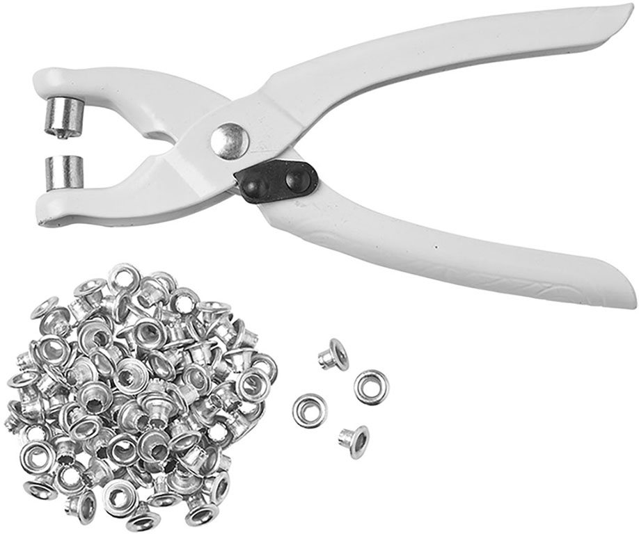 PINZA OCCHIELLATRICE MAURER CON 100 OCCHIELLI