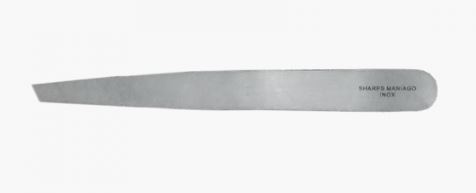 PINZETTA INOX OBLIQUA MM90