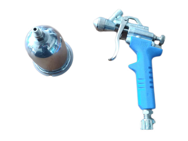 Pistola Asturo per verniciature e ritocchi UGELLO DA 0,7 ART. 450. Corpo in ZAMA sabbiato ZINCATO. Ago, ugello e molle in acciai