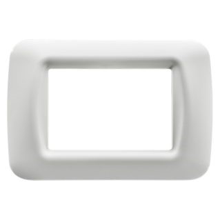 PLACCA 3 POSTI BIANCO NUVOLA TOP SYSTEM GEWISS 22503