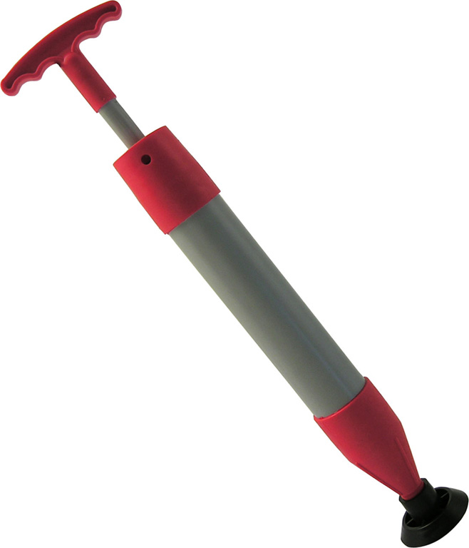 Pompa sturalavandini manuale con ventosa piccola
