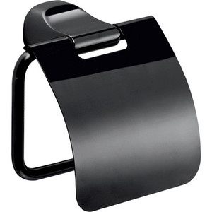 PORTAROTOLO CON COPERCHIO STELVIO NERO OPACO GEDY ST25