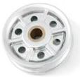 PULEGGIA MM50 A4 AISI 316 CON BOCCOLA IN OTTONE