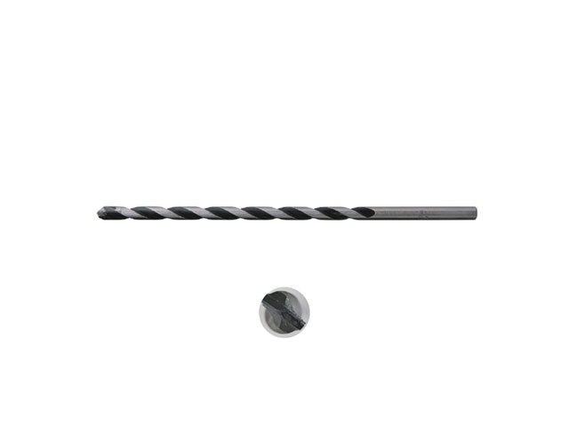 Punta Fischer per muro MM 16X250. Prolungata. Con codolo cilindrico e placchetta in carburo di tungsteno ottenute mediante proce