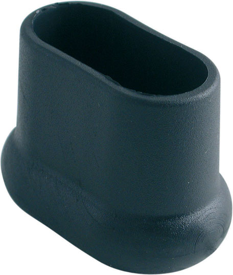 Puntali a pera 25x50mm in vinilgomma - foro calzante ovale esterno per scale - in busta