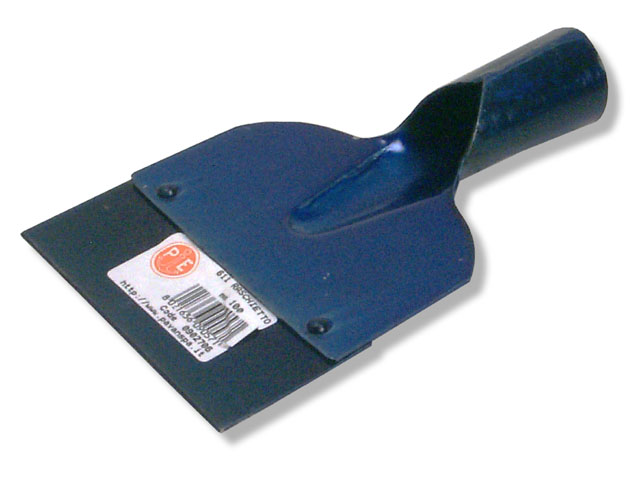 Raschietto 12CM per imbianchino da muro con lama riportata in acciaio temperato. Spessore della lama 1 mm.