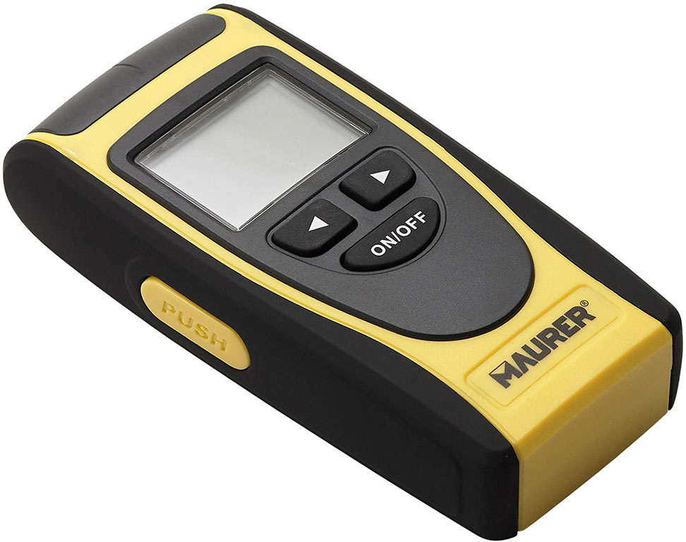 Rilevatore multifunzione MAURER a batteria 9V (non incluse) - rileva montanti/travi: rileva la profondità  della sezione trasver