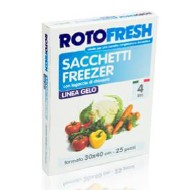SACCHETTI FREEZER gelo 10LT 40x50cm 15PZ ROTOFRESH