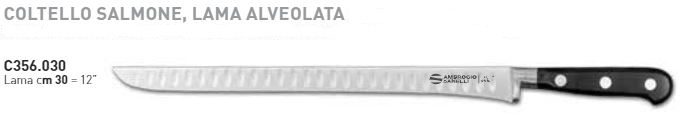 SALMONE LAMA ALVEOLATA CHEF CM.30 AMBROGIO SANELLI COD.3356.030