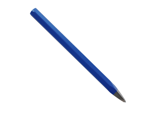 Scalpello LABOR per muratore a punta 30CM, con corpo in acciaio e punta temperata, sezione esagonagole. Diametro mm.16.