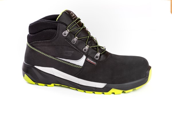 SCARPA ANTINFORTUNISTICAELBRUS S3 TAGLIA 43Scarpa alta, in pelle fiore Nubuck IDROTECH® WRUspessore 1,8-2,0 mm.Fodera in tessuto