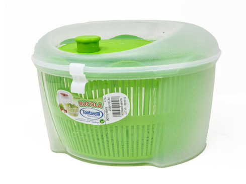 SCOLAINSALATA / RUCOLA VERDECentrifuga DA lt.7,2 per lavare ed asciugare ogni tipo di insalata. Modello Rucola, colore verde.