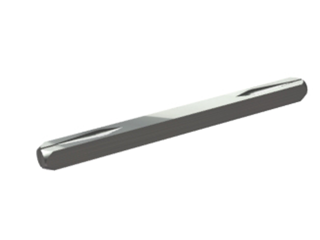 Securemme quadro passante mm.8. Finitura zincata. 5100 QUADRO MM8 PASSANTE L120MM