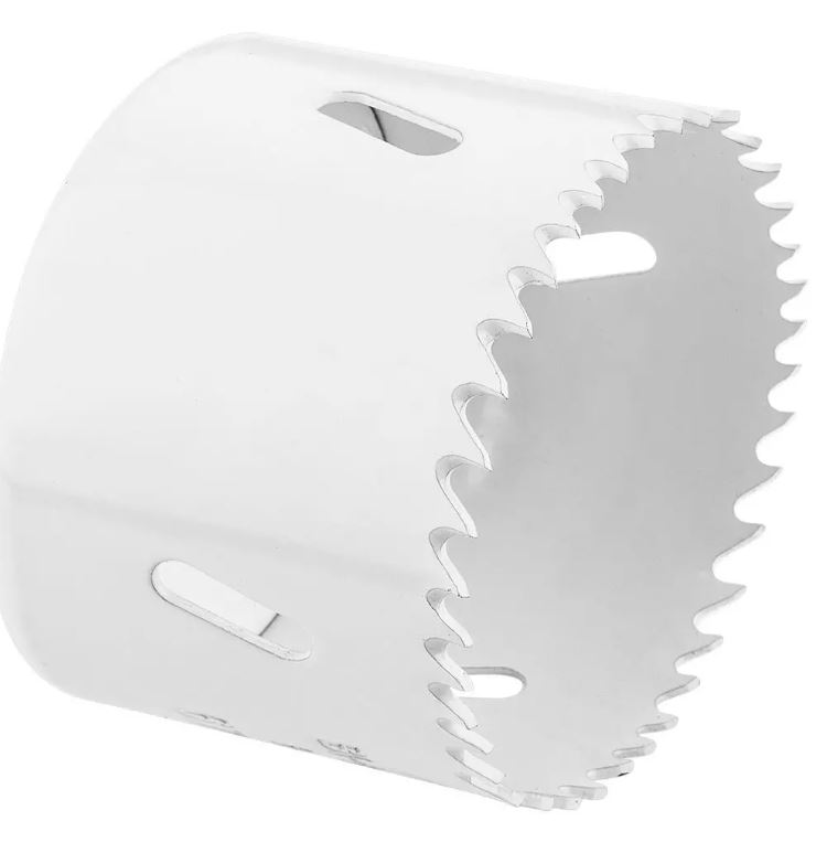 Sega a tazza FORO 140MM in acciaio HSS bimetallica GRAPHITE