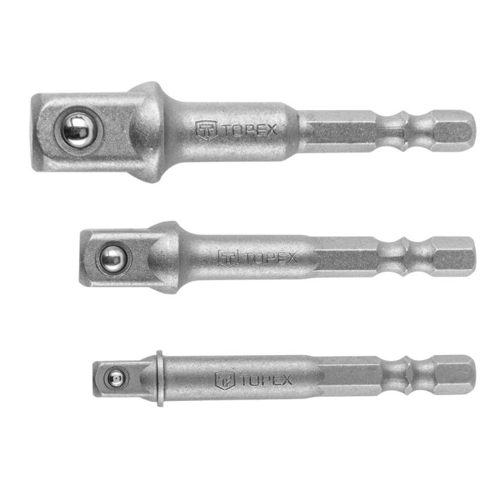 SET 3 Riduttori ART. 38D151 TOPEX. misure 1/4”, 3/8” e 1/2