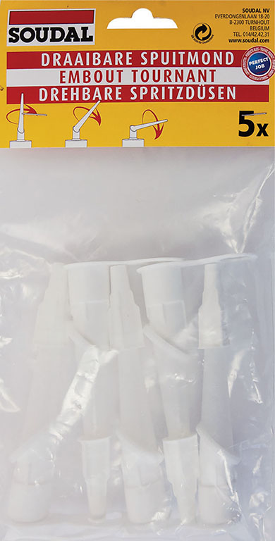 SET 5 BECCUCCI SNODABILI RICAMBIO SILICONE 117773 SOUDAL