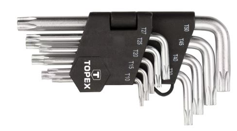 SET 9 CHIAVI TORX T10-T50 ART. 35D960 TOPEX