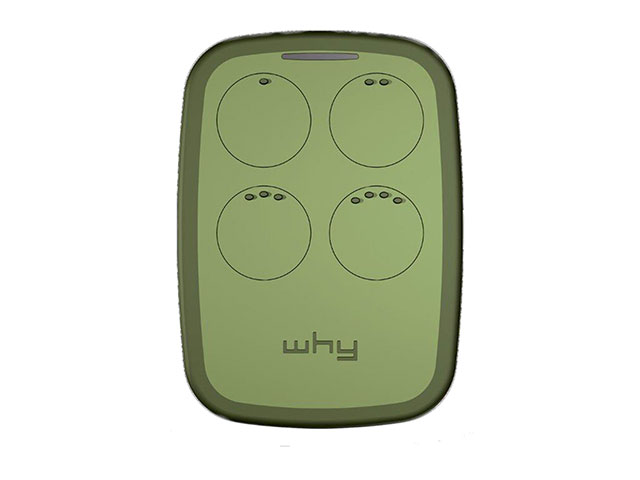 Sice radiocomando WHY EVO NOA 4 tasti, multifrequenza. da 286 a 868 Mhz. COLORE OLIVE GREEN