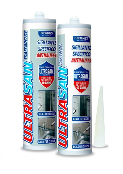 SILICONE ANTIMUFFA ULTRASAN TRASPARENTE 280ML