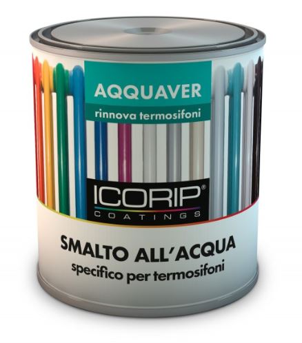 SMALTO ALL'ACQUA AQQUAVER PER TERMOSIFONI BIANCO SATINATO 750ML