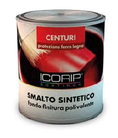 SMALTO SINTETICO FONDO/FINITURA CENTURI ANTICORROSIVO 2,5LT BIANCO LUCIDO N°41