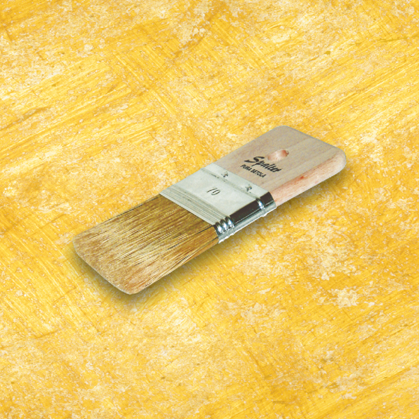 Spalter doppio in pura setola bionda DA 100MM, ghiera nichel. ART. 275