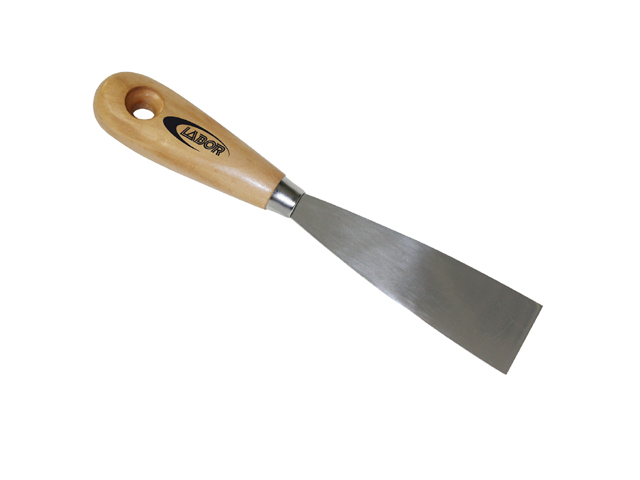 SPATOLA LEGNO MM60 LAMA INOX ART. 791604