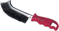 SPAZZOLA A MANO FILO 0,3MM ONDULATO OTTONE MM.140X25