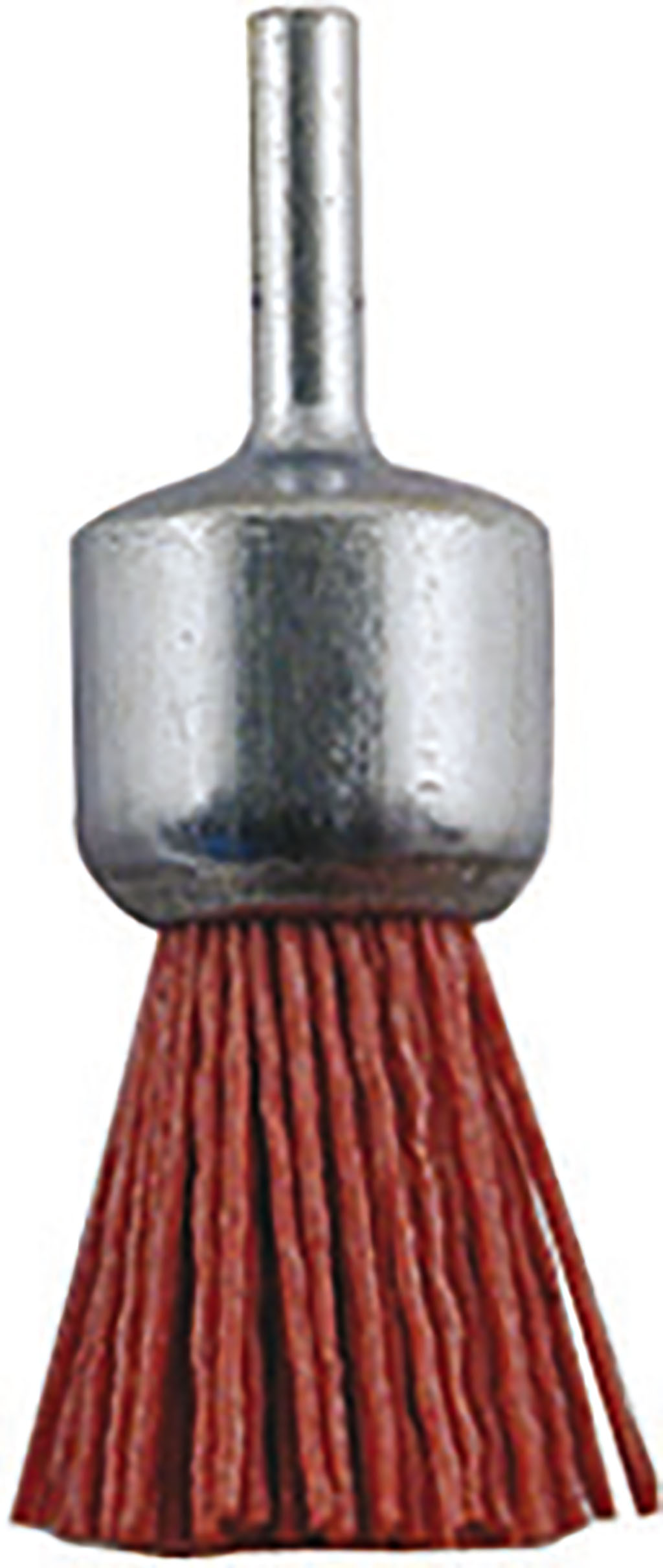 Spazzola abrasiva MAURER con gambo diam. 6 mm -  tipo a pennello - fili abrasivi in nylon grana 80