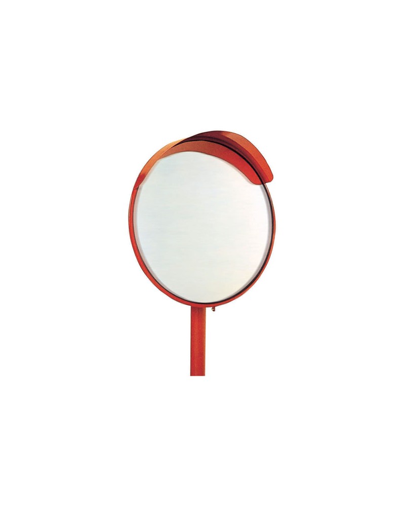 SPECCHIO STRADALE INFRANGIBILE CM60 parabolico con visiera