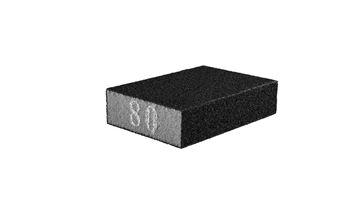 SPUGNA ABRASIVA RETTANGOLARE GRANA 100 - GRAPHITE ART. 55H917