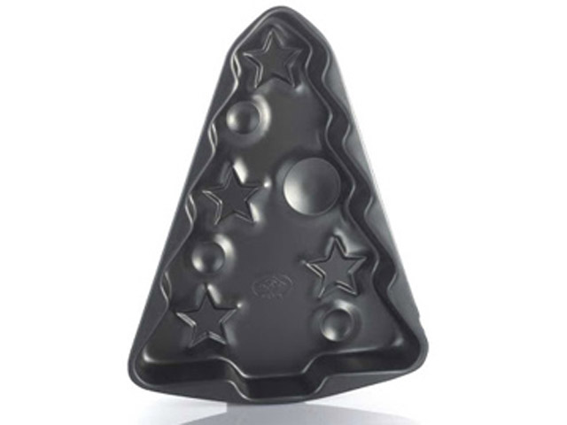 STAMPO ALBERO NATALE CM39,5 X 29,5 X H 5 MISURE ESTERNEStampo antiaderente in alluminio a forma di albero di Natale. ART. 850