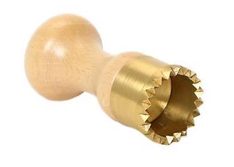 STAMPO RAVIOLI TONDO OTTONE 3,6CM SF200 VALTROMPLINA