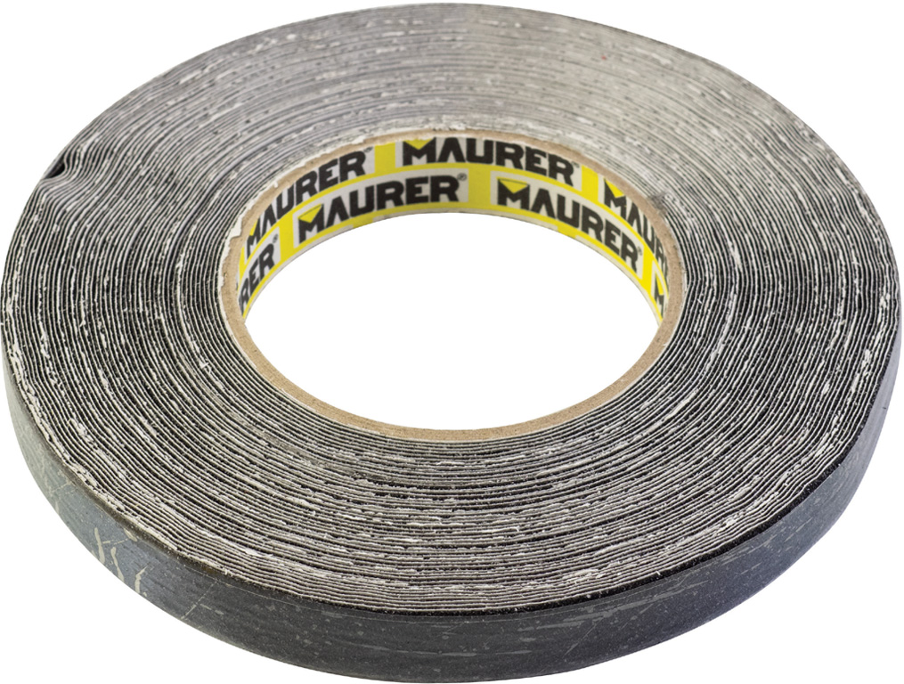 STRISCIA ANTISCIVOLO AUTOADESIVA NERA MAURER MM25X18,2MT