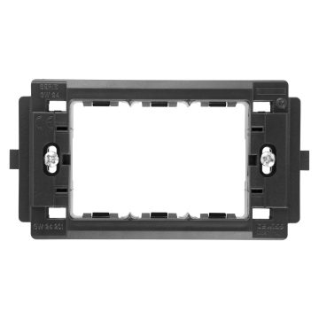 SUPPORTO 3 POSTI PLACCA BASIC- CLASSI  GEWISS GEW24201