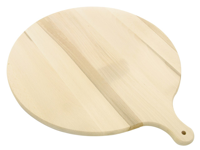 TAGLIERE TONDO CON MANICO CM45Tagliere tondo con manico in legno di faggio. Ideale per la polenta ma anche per la pizza la focac