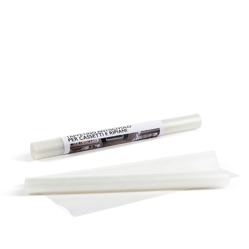 TAPPETINO ANTISCIVOLO PER CASSETTI E RIPIANI CM50X150 TRASPARENTEfacile da tagliare art. 29119