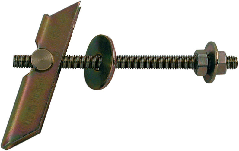 Tassello ad ancora a gravità FISCHER KD8 - barra M8 - doppio dado e rondella - foro 20 mm