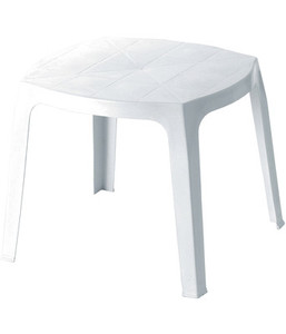 TAVOLO IN RESINA BAMBINO ROSSO  Dimensioni cm 53x48xh45