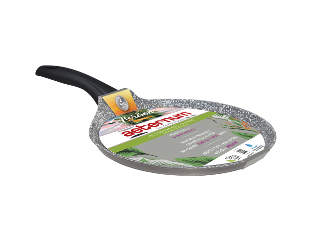 TEGLIA PIADINA ROSSA CM32 Aeternum. Con rivestimento rinforzato con particelle in pietra per cucinare senza oli e grassi aggiunt