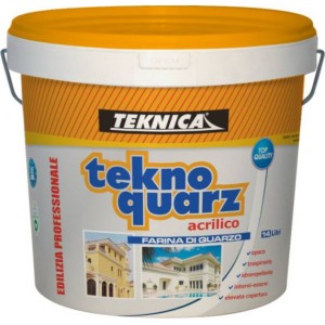 TEKNOQUARZ LT4 ART. TK30-0111 Rivestimento acrilico al quarzo per interni ed esterni.
