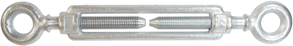 Tenditore in acciaio zincato MM8  MAURER a due occhi. A157 5/16