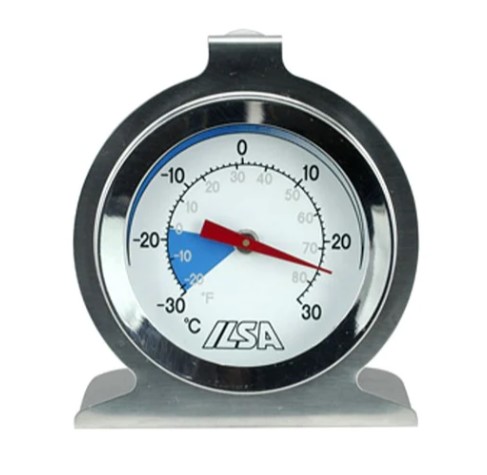 TERMOMETRO FRIGO-FREEZER acciaio inox 18-10, -30°C a +30°C