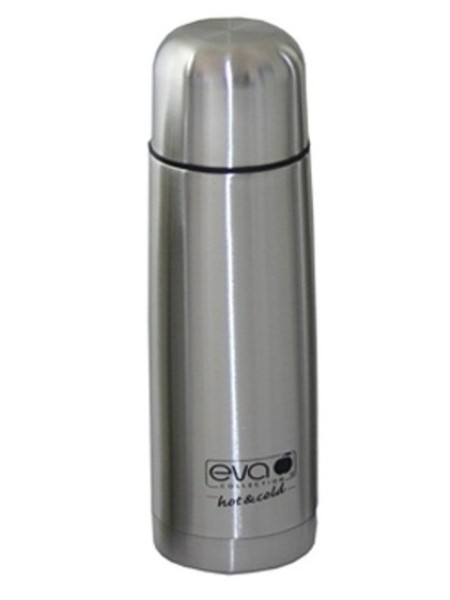 THERMOS INOX LT1 EVA COLLECTION CON TAPPO VERSATORE AUTOMATICO, DOPPIA PARETE DI ACCIAIO INOX INFRANGIBILE, IGIENICA E FACILE DA