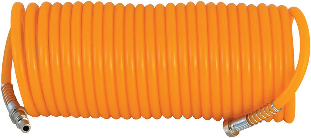 Tubo a spirale 7,5mt per aria compressa diam. 6x8 mm